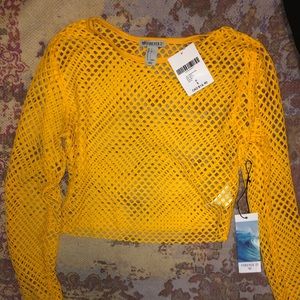 Long sleeve mesh shirt